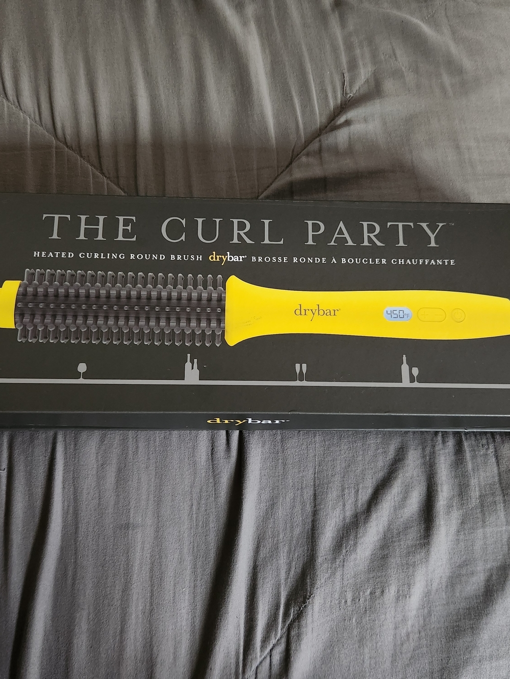 Drybar Yellow Heated Curling Round Brush